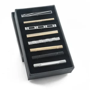 8PCS Tie Clips Set