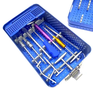 Orthopedic DHS & DCS Plates Instrument Kit Trauma Surgical Locking Plate Bone Surgery Implants Instruments Set