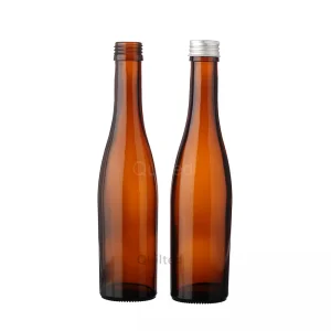 Wholesale 250 ml brown color liquor glass wine bottle with screw  Manufacturer, Suppliers