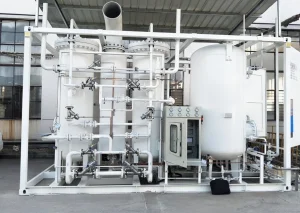 نظام إنتاج الأكسجين بالضغط العالي الأوتوماتيكي 50nm³/H المودولاري