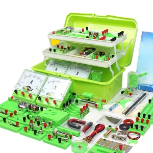 Customized Deluxe Electricity Educational Kit Physics Electromagnet Experiment Set Stem Circuit Set Magnetic Levitation Experiment Kit Science Lab Kit for Kids