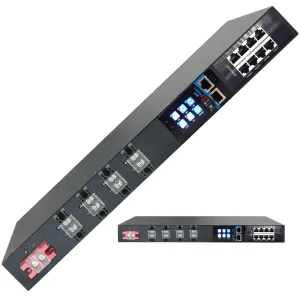 DC PDU Smart Power Distribution Unit 8-Port Terminal Block 12V 24V 48V 400V MODBUS MQTT TELNET OEM/ODM