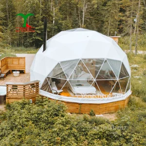 Luxury Transparent PVC Geodesic Dome Tent