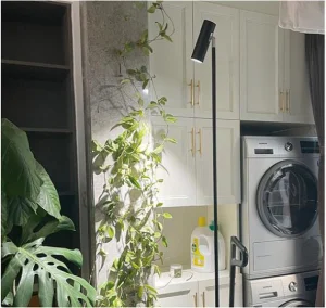 Full Spectrum COB Plant Grow Light, Floor-to-Ceiling Plant Fill Light, Automatic Timer, Dimmable Brightness for Indoor, 20W 2m Height