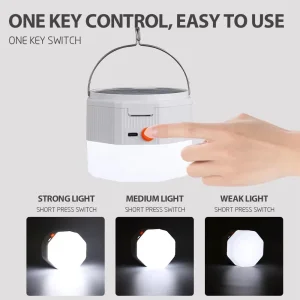 Solar Lamp 100W 150W Multifunctional Mosquito Repellent Solar LED Camping Light Type-C Charging Stall Lighting Outdoor Emergency Work Light