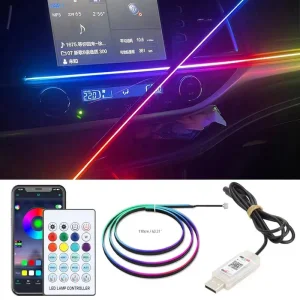 USB Car Interior RGBW Neon Lights