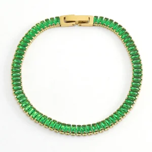 Fashion Emerald Tennis Bracelet