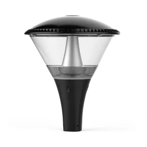 30W أضواء حديقة LED IP66 أضواء مناظر طبيعية مقاومة للماء مثبتة على أعمدة مع موزع شفاف أو مصنفر من مادة PC سطوع عالي