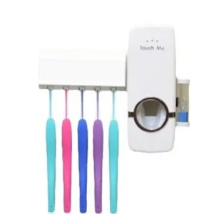 Wall Mount UV Toothpaste Dispenser and Toothbrush Holder Ez28878