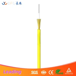 Communication Optical Indoor Tight Buffered Simplex Single Mode Fiber Optic Cable-GJFJV