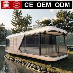 Venta caliente de casas cápsula modulares/luxuosas prefabricadas de contenedor móvil modernas