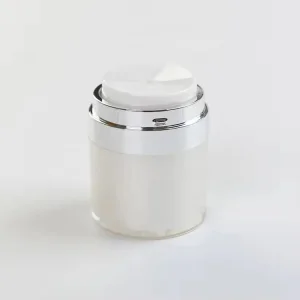 2026 Wholesale Custom Luxury as Double Wall Airless Pump Cream Jar 30g 50g Cosmetic Jar