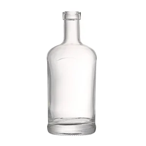 750ml clear wine bottle