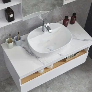 Armário de Banheiro Moderno Branco