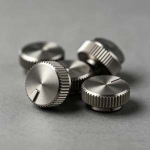 Xiamen OEM Factory Custom TC4 Titanium Watch Crowns High Precision Auto Lathe Machining Service Knob