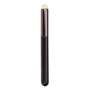 Custom Logo Single Black Dome/Oblique Density Single Hybrid Makeup Concealer Brush Private Label