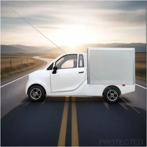 L7e Cargo Electric Vehicle for Last-Mile Delivery, 4-Wheel Eco-Friendly Truck From Chinese Manufacturer