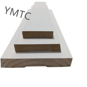 Factory S4s Pine Wood Moulding White Primed Wall Trim