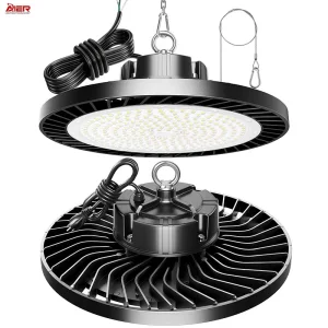 Industrial Commercial Lighting Hanging 150W 200W 300W IP65 Smd Round UFO Led High Bay Lights Warehouse Workshop Garage Fixture