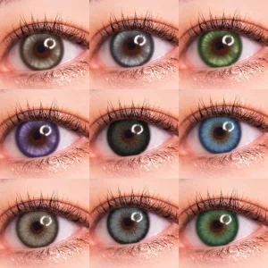 EYESHARE 2PCS Disposable Color Cosmetic Contact Lenses
