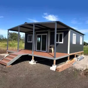 Flexible Residential Option for Families and Businesses Expandable Prefabricated Casa House