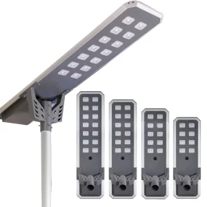Waterproof Outdoor Solar Street Light with Solar Panel and Lithium Battery