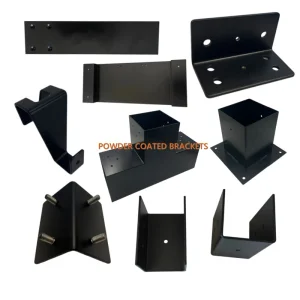Custom Powder Coated Stainless Steel Angle Bracket L&amp; U Type Wood Furniture Wall Mount Sheet Metal Fabrication