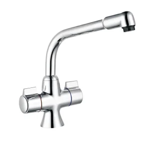White Painted Mixer Tap