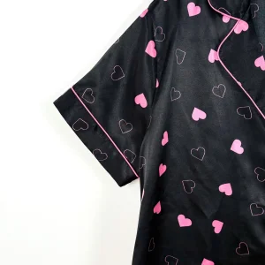 Conjunto de pijama de seda de algodón orgánico para dormir al por mayor