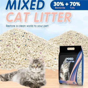 Pet Products Cat Litter Sand 6L Good Water Absorption Tofu Cat Litter with Dust Free