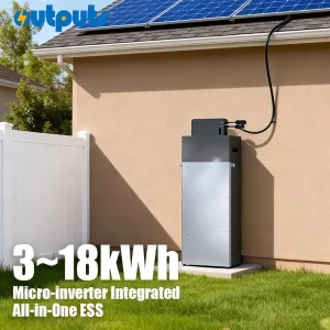 Nuevo Sistema de Almacenamiento de Energía Compacto para Balcón con LiFePO4 Monitoreo de Batería a través de APP