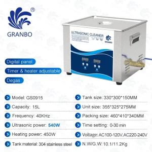 Laboratory Ultrasonic Cleaning System