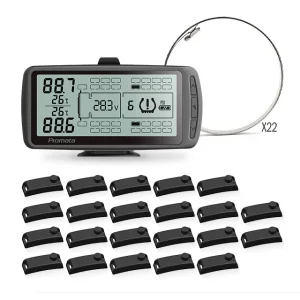 Truck Fleet TPMS System with GPS Tracker Digital External Sensor for up to 110 Wheels Tire Pressure Monitor