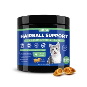 Oem Odm Cat Treats Snacks Hairball Remove Soft Chews