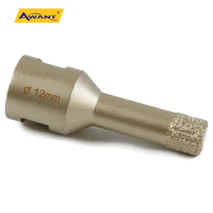 12mm M14 مثقاب لؤلؤي خاص مزود بخيط لحفر الرخام والجرانيت والسيراميك