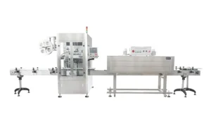 Best Industrial High Speed Commercial Automatic Heat Shrink Tunnel Sleeve Label Wrapping Auto Labeling Packing Machine for Small Bottle/Tube/Box/Cup for Sale