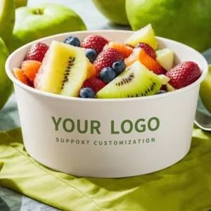 Disposable Custom Logo Printed Lunch Takeaway Bowl