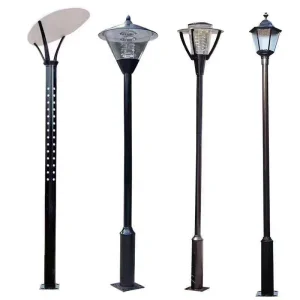 Luminária de Jardim em Alumínio Preto Moderno com LED IP65 Lâmpada Solar