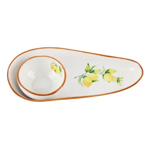 Wholesale Citrus Bliss Ceramic Plate KDPD0450