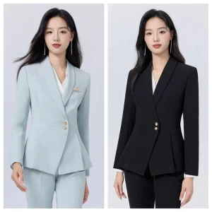 Blazer feminino náutico de capitão