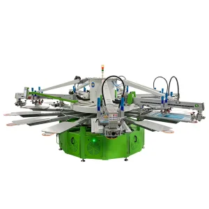 Hot Selling Used Full Servo Automatic Rotary Screen Printing Machine for T Shirt Textile Clothmanufacture