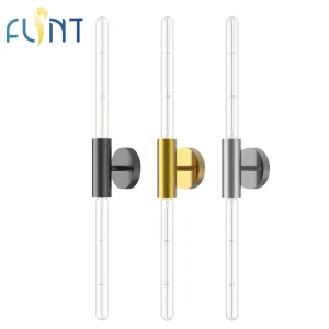 Modern Luxury Tubular Wall Lamp LED Light Custom Long Pole Glass Body Villa Living Room Bathroom Bedroom Background Wall Light