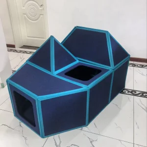 Magnetic Tiles Large Building Panels Fort Building Kits Kids Lightweight DIY Magnetic Playhouse