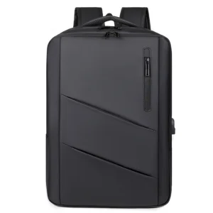 Most Popular Slim USB-Charging Soft-Shell Lightweight Men Bag for Office Work