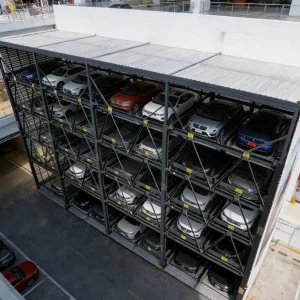 Tabitha Two Floor Puzzle Parking System for 9 Cars CE Certificated