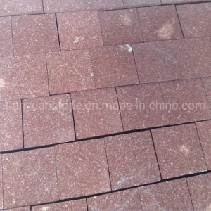 Red Porphyry / China Granite Cube Stone &amp; Pavers, Cut to Size