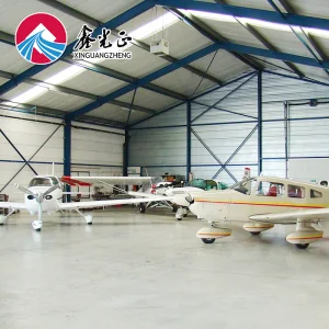 Long Span Light Frame Warehouse Steel Structure Building H Beam Shed Steel Hangar