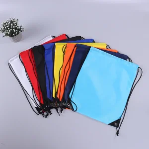 Drawstring Backpack Bags Customizable Sport Storage Bag