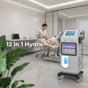 Microdermabrasion Machine Facial Care Deep Cleaning Shrink Pores 12 In 1 Deep Moisturizing Hydra Jet Peel Facial Machine