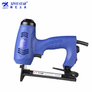 XINYI 7116F AC Electric Framing Nail Gun Aluminum Alloy &amp; Iron DIY Stapler Gun 220V 167pcs Capacity 3-Year Warranty